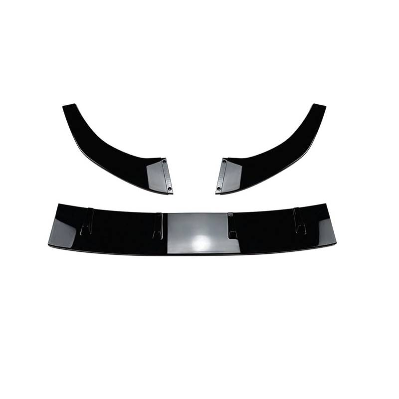 Auto Frontspoiler Frontlippe Spoiler für Golf mk7 GTI r rline 2013-2016, Anti Kollision Frontstoßstange Spoiler Body Kit, Auto Mods Exterieur,A-Glossy Black von YTECAPM