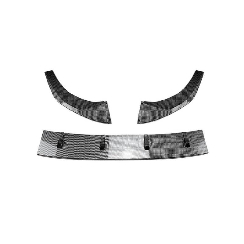 Auto Frontspoiler Frontlippe Spoiler für Golf mk7 GTI r rline 2013-2016, Anti Kollision Frontstoßstange Spoiler Body Kit, Auto Mods Exterieur,B-Carbon Fiber von YTECAPM