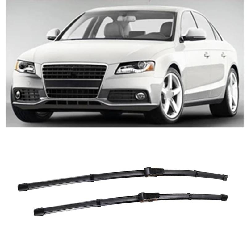 Scheibenwischerblätter für Audi A4 B8 B9 Allroad 2008-2023 24"+20" Frontscheibe Wischerblätter Autofrontbürsten Fenster Windschutzscheibe Scheibenwischer von YTECAPM