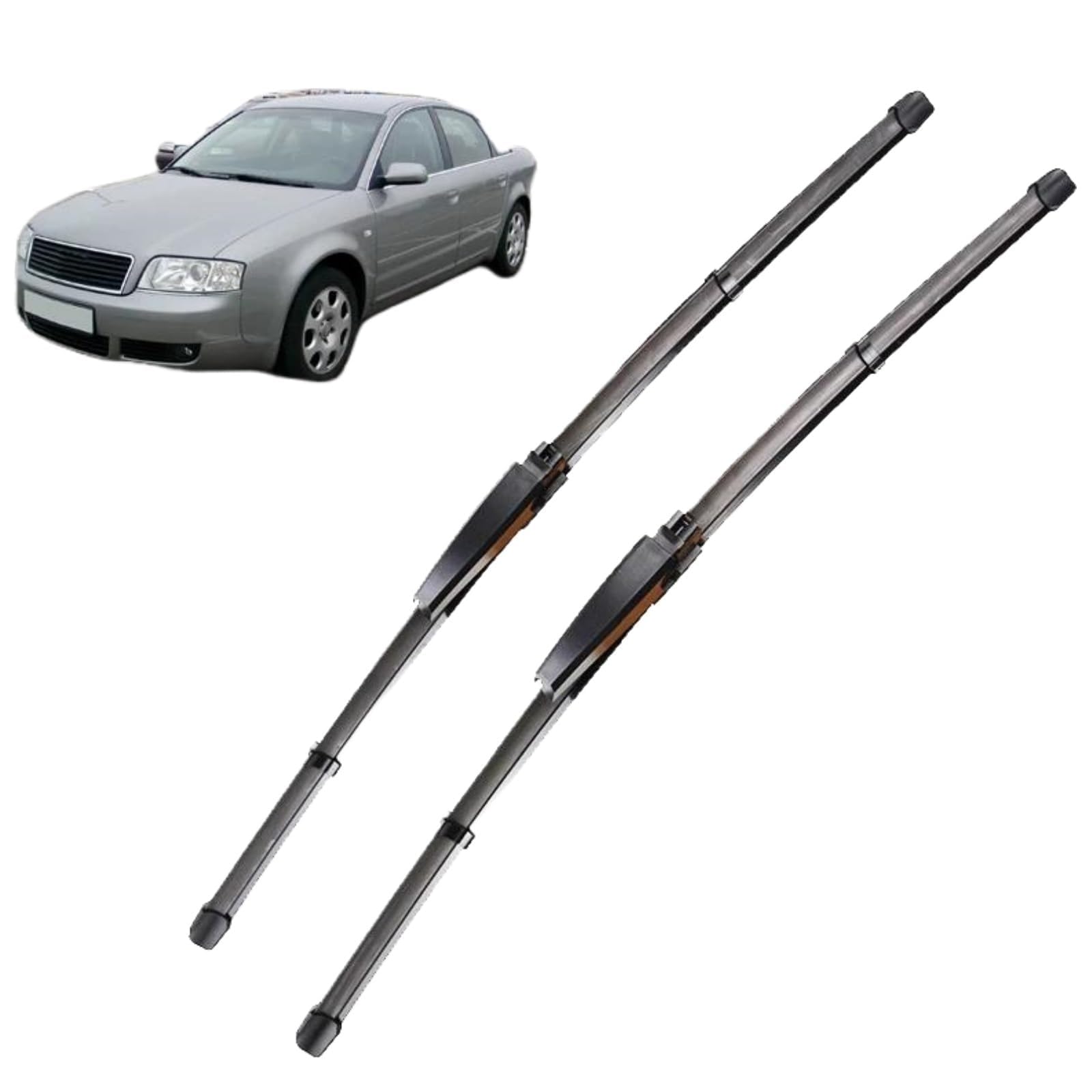 Scheibenwischerblätter für Audi A6 / C5 2002-2004 22"+22" Frontscheibe Wischerblätter Autofrontbürsten Fenster Windschutzscheibe Scheibenwischer Scheibenwischerblätter für Audi A6 / C5 2002-2004 22"+22" Frontscheibe Wischerblätter Autofrontbürsten Fenster Windschutzscheibe Scheibenwischer von YTECAPM