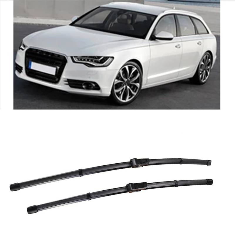 Scheibenwischerblätter für Audi A6 C7 2012-2017 26"+21" Frontscheibe Wischerblätter Autofrontbürsten Fenster Windschutzscheibe Scheibenwischer von YTECAPM