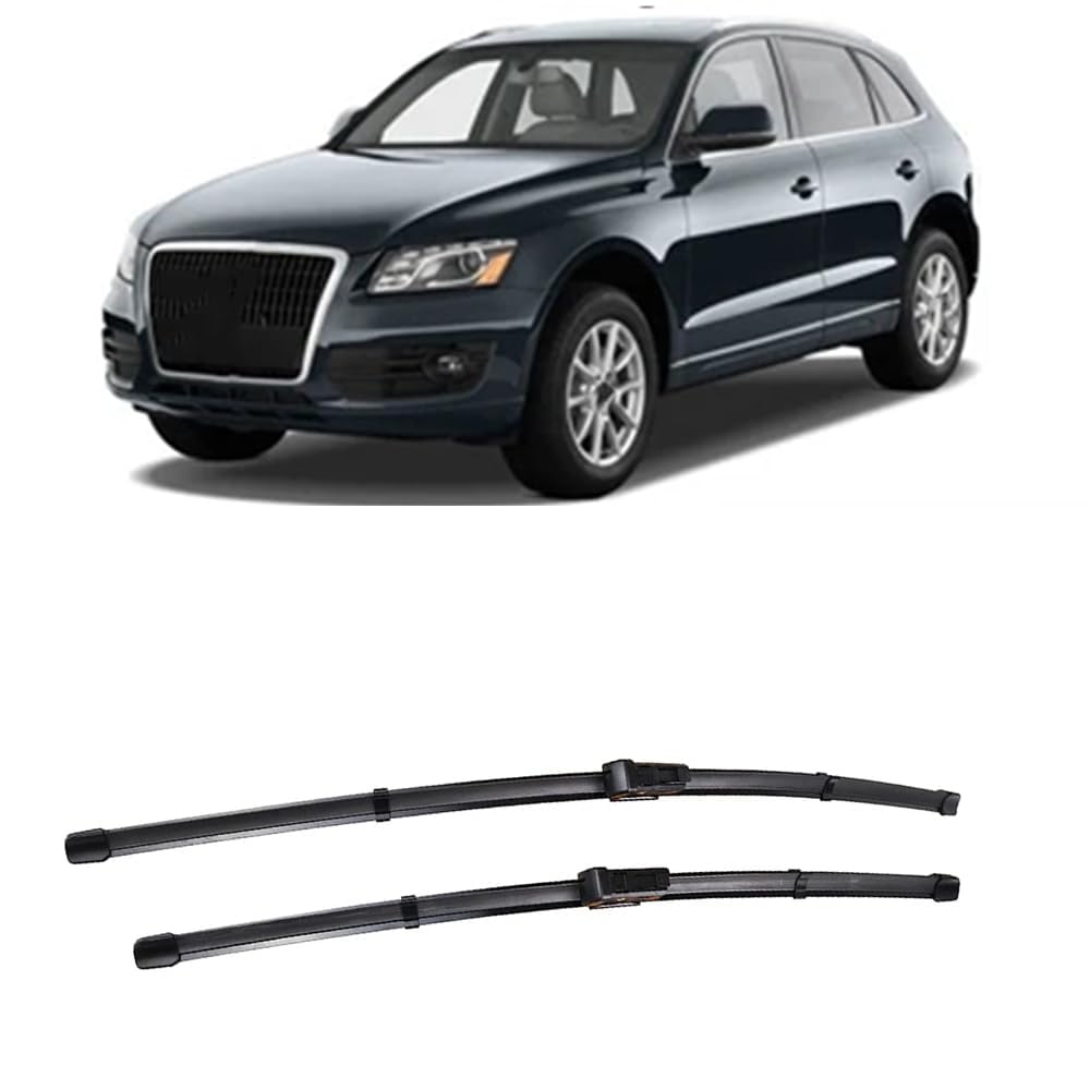Scheibenwischerblätter für Audi Q5 2008-2017 24"+20" Frontscheibe Wischerblätter Autofrontbürsten Fenster Windschutzscheibe Scheibenwischer Scheibenwischerblätter für Audi Q5 2008-2017 24"+20" Frontscheibe Wischerblätter Autofrontbürsten Fenster Windschutzscheibe Scheibenwischer von YTECAPM