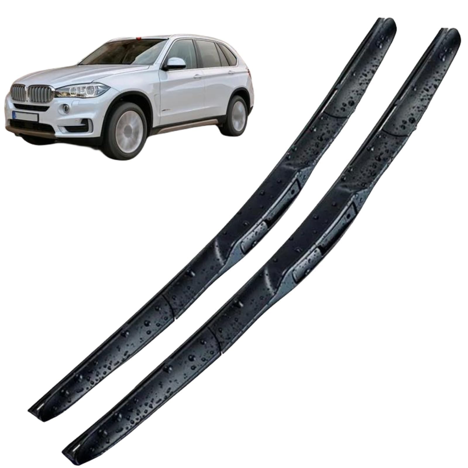 Scheibenwischerblätter für BMW X5 F15 2013–2018,24"+20" Frontscheibe Wischerblätter Autofrontbürsten Fenster Windschutzscheibe Scheibenwischer Scheibenwischerblätter für BMW X5 F15 2013–2018,24"+20" Frontscheibe Wischerblätter Autofrontbürsten Fenster Windschutzscheibe Scheibenwischer von YTECAPM