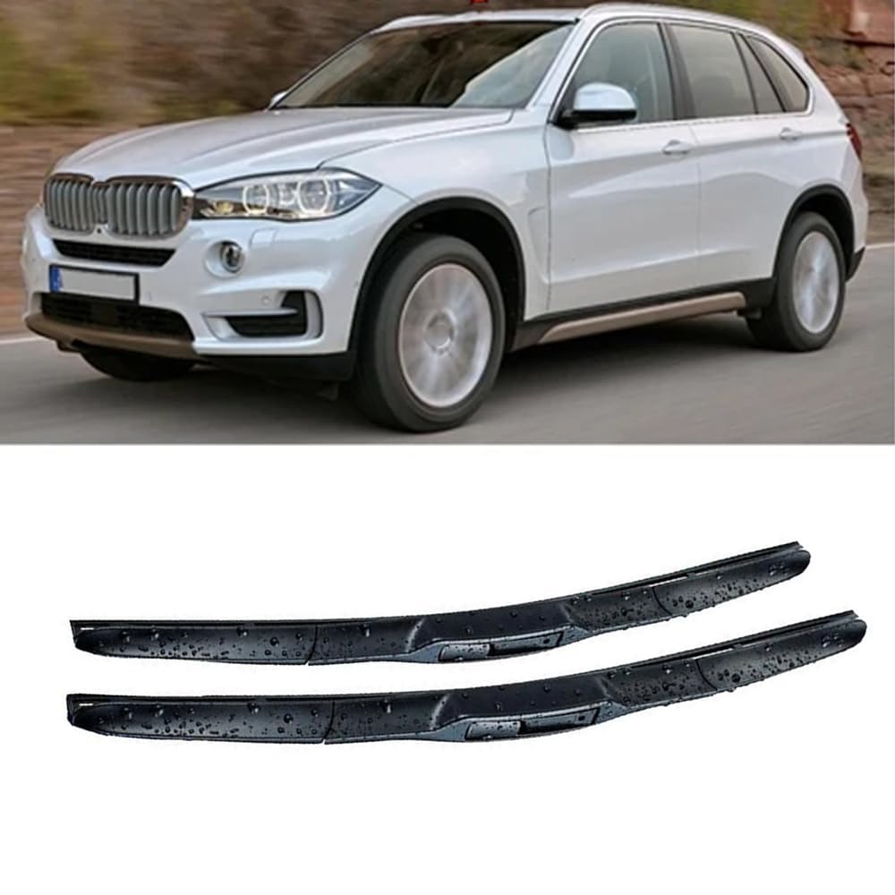 Scheibenwischerblätter für BMW X5 F15 2013-2018 24"+20" Frontscheibe Wischerblätter Autofrontbürsten Fenster Windschutzscheibe Scheibenwischer Scheibenwischerblätter für BMW X5 F15 2013-2018 24"+20" Frontscheibe Wischerblätter Autofrontbürsten Fenster Windschutzscheibe Scheibenwischer von YTECAPM