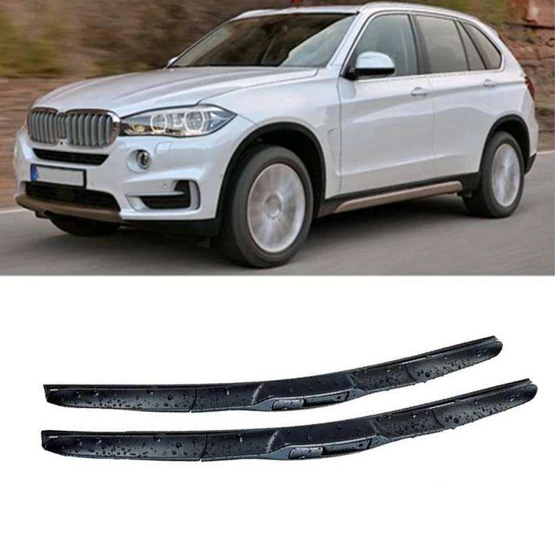 Scheibenwischerblätter für BMW X5 F15 2013-2018 24"+20" Frontscheibe Wischerblätter Autofrontbürsten Fenster Windschutzscheibe Scheibenwischer von YTECAPM