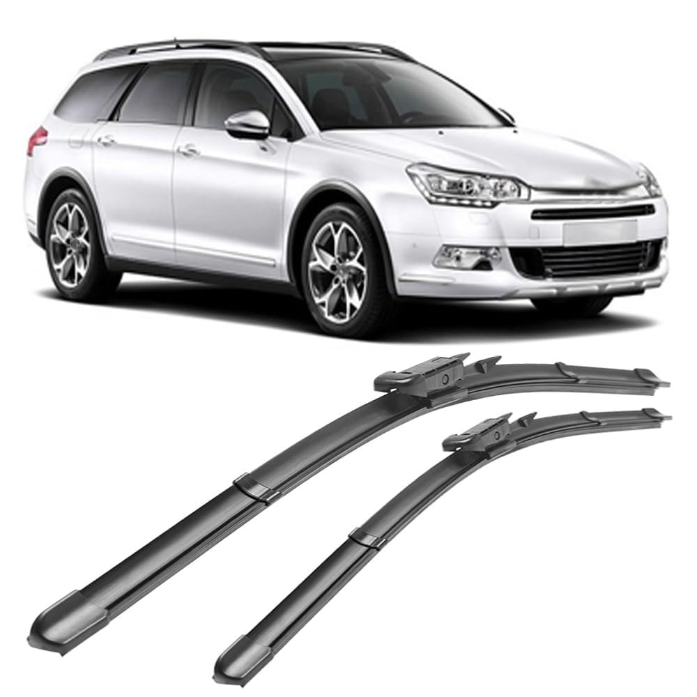 Scheibenwischerblätter für Citroen C5 2008-2017 28"+22" Frontscheibe Wischerblätter Autofrontbürsten Fenster Windschutzscheibe Scheibenwischer Scheibenwischerblätter für Citroen C5 2008-2017 28"+22" Frontscheibe Wischerblätter Autofrontbürsten Fenster Windschutzscheibe Scheibenwischer von YTECAPM