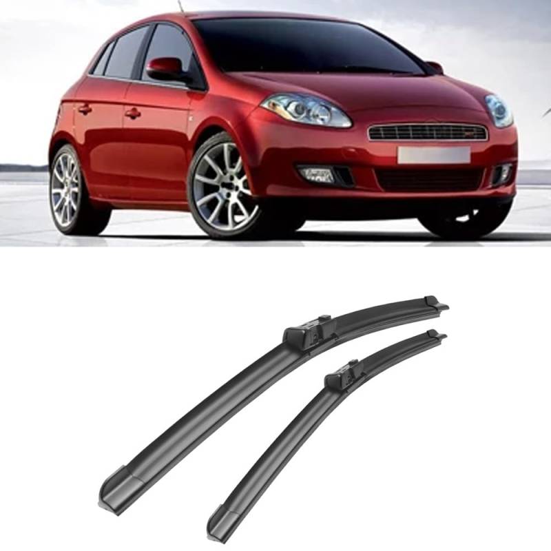 Scheibenwischerblätter für FIAT Bravo 2007-2013 24"+18" Frontscheibe Wischerblätter Autofrontbürsten Fenster Windschutzscheibe Scheibenwischer von YTECAPM
