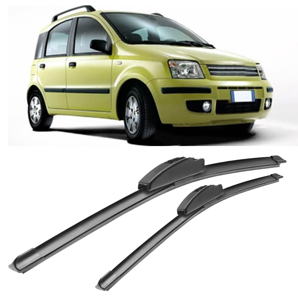 Scheibenwischerblätter für FIAT Panda 169 2003-2012 23"+16" Frontscheibe Wischerblätter Autofrontbürsten Fenster Windschutzscheibe Scheibenwischer Scheibenwischerblätter für FIAT Panda 169 2003-2012 23"+16" Frontscheibe Wischerblätter Autofrontbürsten Fenster Windschutzscheibe Scheibenwischer von YTECAPM