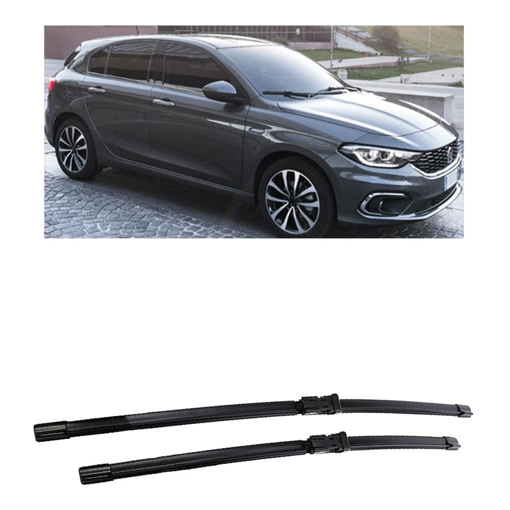 Scheibenwischerblätter für FIAT Tipo 356 2015-2019 26"+16" Frontscheibe Wischerblätter Autofrontbürsten Fenster Windschutzscheibe Scheibenwischer Scheibenwischerblätter für FIAT Tipo 356 2015-2019 26"+16" Frontscheibe Wischerblätter Autofrontbürsten Fenster Windschutzscheibe Scheibenwischer von YTECAPM