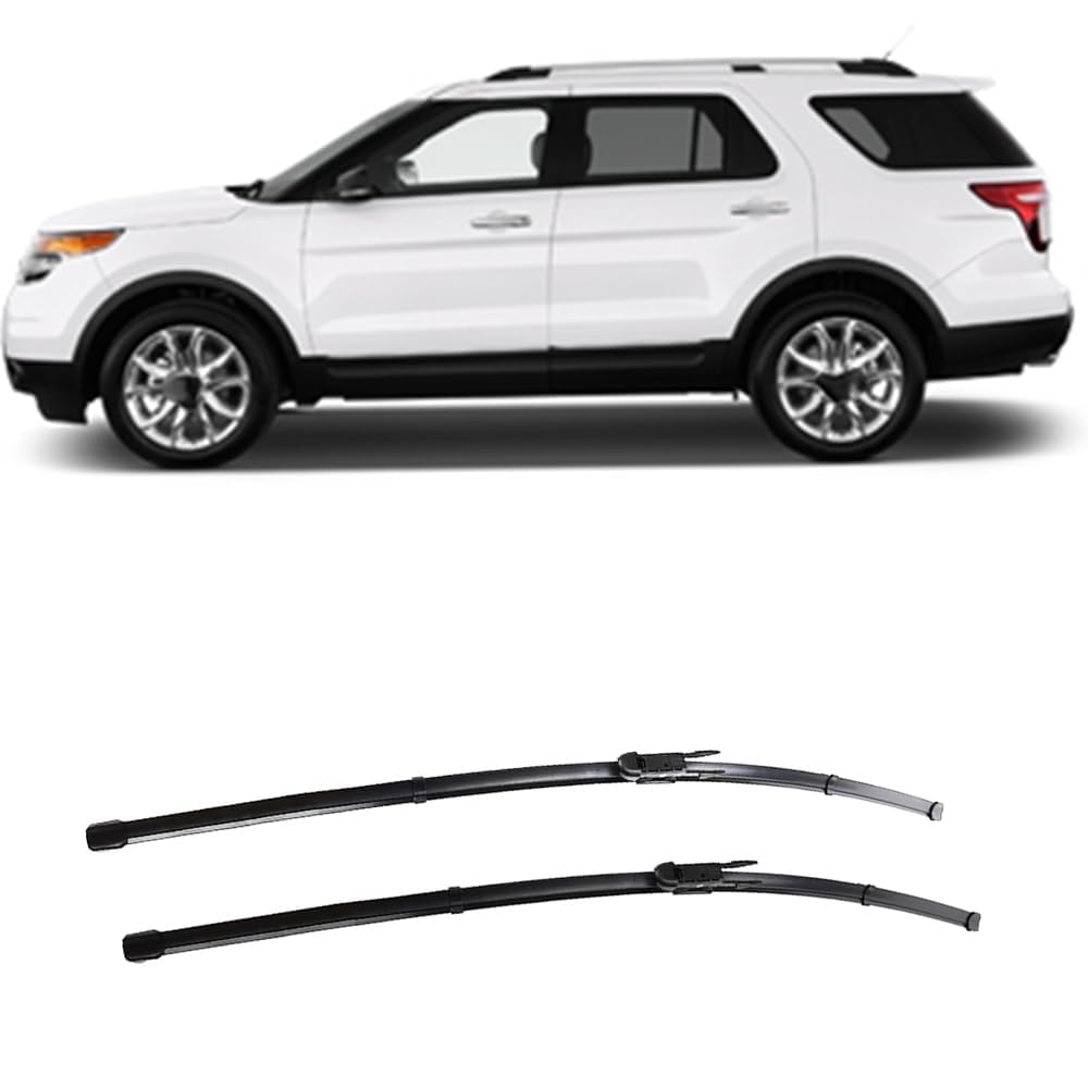 Scheibenwischerblätter für Ford Explorer 5 U502 2011-2019 26"+22" Frontscheibe Wischerblätter Autofrontbürsten Fenster Windschutzscheibe Scheibenwischer Scheibenwischerblätter für Ford Explorer 5 U502 2011-2019 26"+22" Frontscheibe Wischerblätter Autofrontbürsten Fenster Windschutzscheibe Scheibenwischer von YTECAPM
