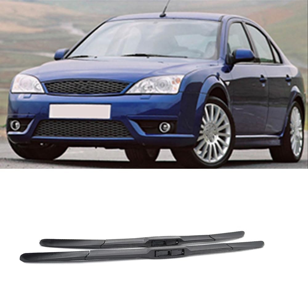 Scheibenwischerblätter für Ford Mondeo MK3 2001-2007 22"+20" Frontscheibe Wischerblätter Autofrontbürsten Fenster Windschutzscheibe Scheibenwischer Scheibenwischerblätter für Ford Mondeo MK3 2001-2007 22"+20" Frontscheibe Wischerblätter Autofrontbürsten Fenster Windschutzscheibe Scheibenwischer von YTECAPM