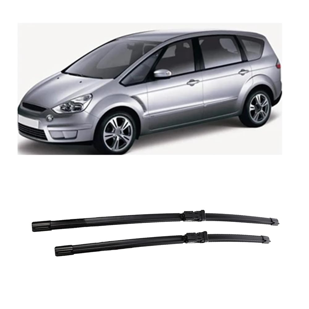 Scheibenwischerblätter für Ford S-Max 2006-2015 30"+26" Frontscheibe Wischerblätter Autofrontbürsten Fenster Windschutzscheibe Scheibenwischer Scheibenwischerblätter für Ford S-Max 2006-2015 30"+26" Frontscheibe Wischerblätter Autofrontbürsten Fenster Windschutzscheibe Scheibenwischer von YTECAPM