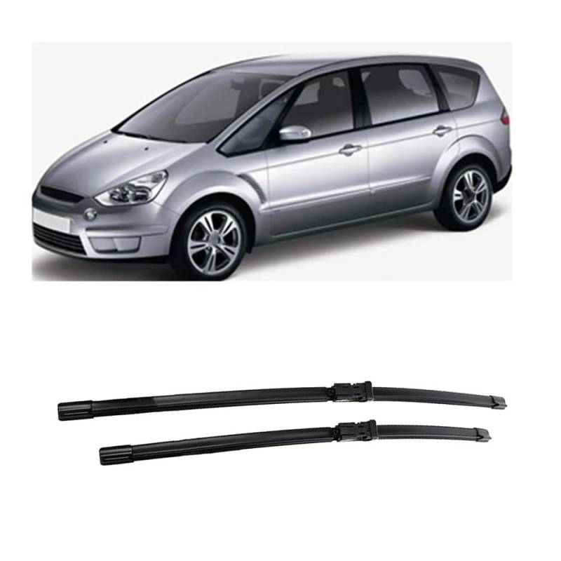 Scheibenwischerblätter für Ford S-Max 2006-2015 30"+26" Frontscheibe Wischerblätter Autofrontbürsten Fenster Windschutzscheibe Scheibenwischer von YTECAPM