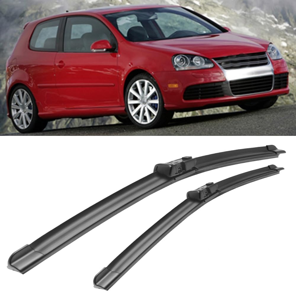 Scheibenwischerblätter für Golf MK5 2006-2009 24"+19" Frontscheibe Wischerblätter Autofrontbürsten Fenster Windschutzscheibe Scheibenwischer Scheibenwischerblätter für Golf MK5 2006-2009 24"+19" Frontscheibe Wischerblätter Autofrontbürsten Fenster Windschutzscheibe Scheibenwischer von YTECAPM