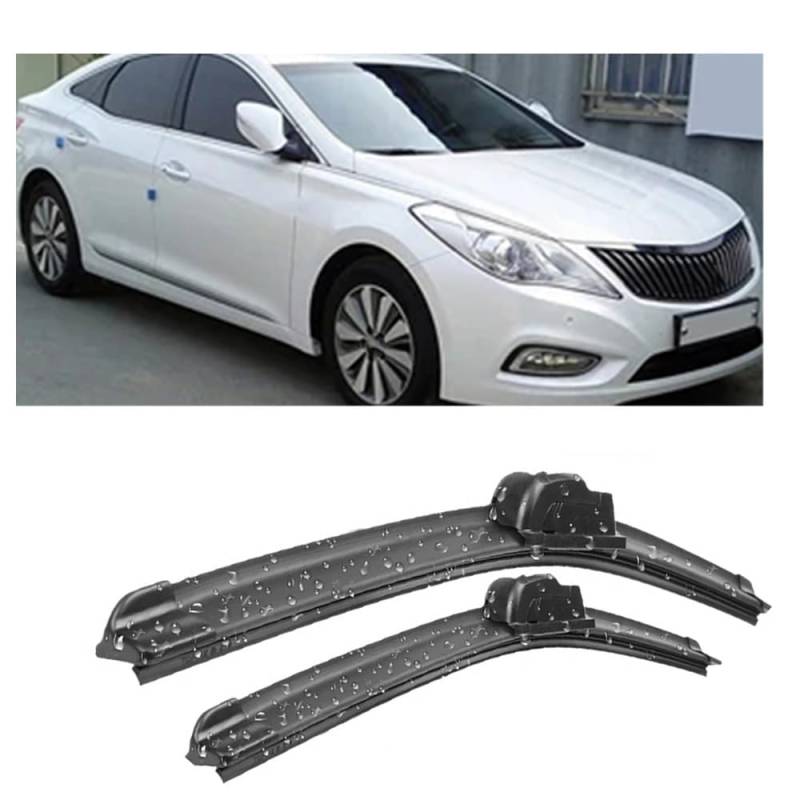 Scheibenwischerblätter für Hyundai Grandeur Azera HG 2012-2017 26"+18" Frontscheibe Wischerblätter Autofrontbürsten Fenster Windschutzscheibe Scheibenwischer von YTECAPM