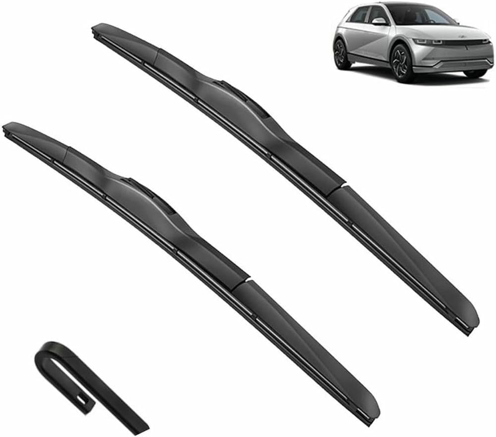 Scheibenwischerblätter für Hyundai Ioniq 2016-2023 5 Frontscheibe Wischerblätter Autofrontbürsten Fenster Windschutzscheibe Scheibenwischer Scheibenwischerblätter für Hyundai Ioniq 2016-2023 5 Frontscheibe Wischerblätter Autofrontbürsten Fenster Windschutzscheibe Scheibenwischer von YTECAPM