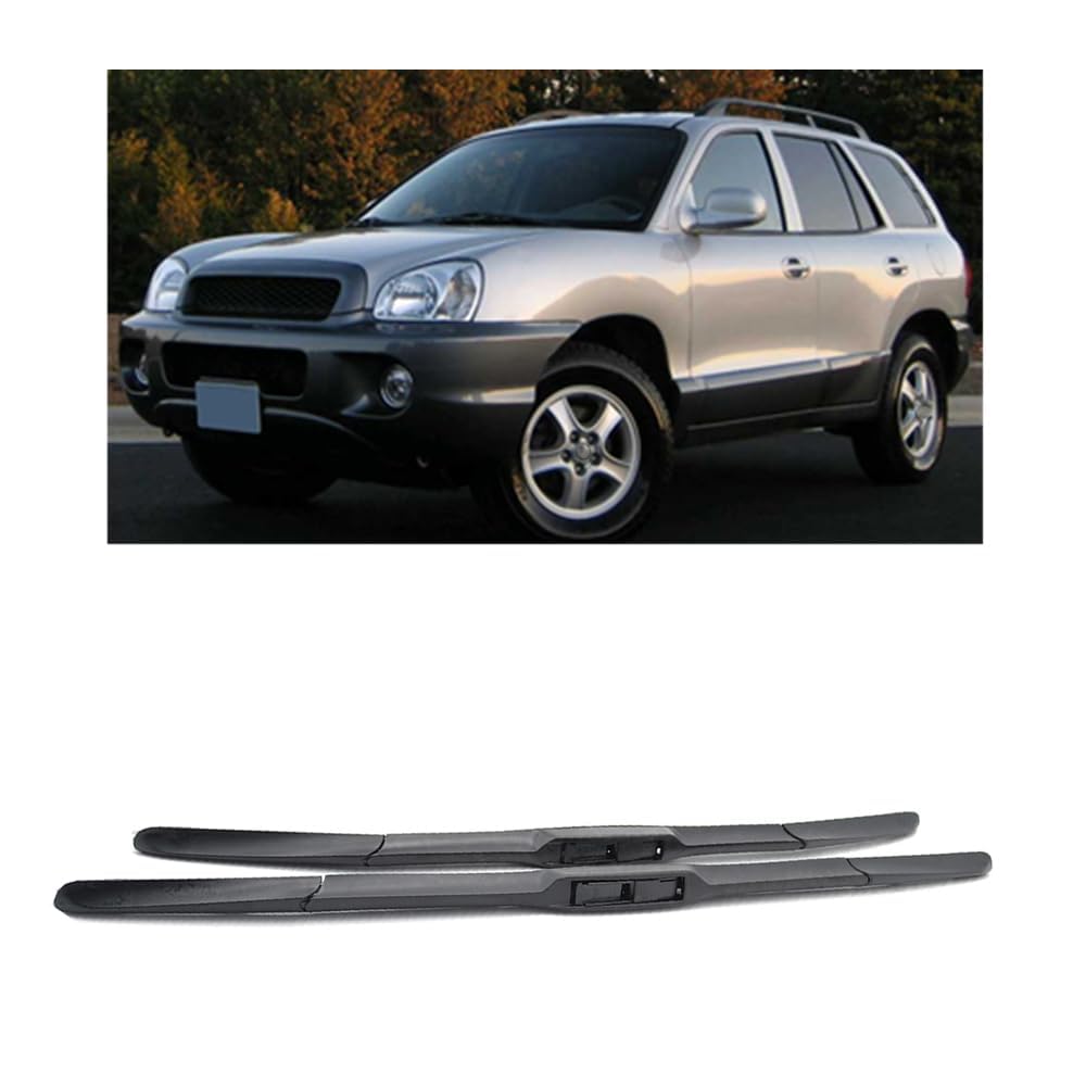 Scheibenwischerblätter für Hyundai Santa Fe SM MK1 2000-2006 22"+20" Frontscheibe Wischerblätter Autofrontbürsten Fenster Windschutzscheibe Scheibenwischer Scheibenwischerblätter für Hyundai Santa Fe SM MK1 2000-2006 22"+20" Frontscheibe Wischerblätter Autofrontbürsten Fenster Windschutzscheibe Scheibenwischer von YTECAPM