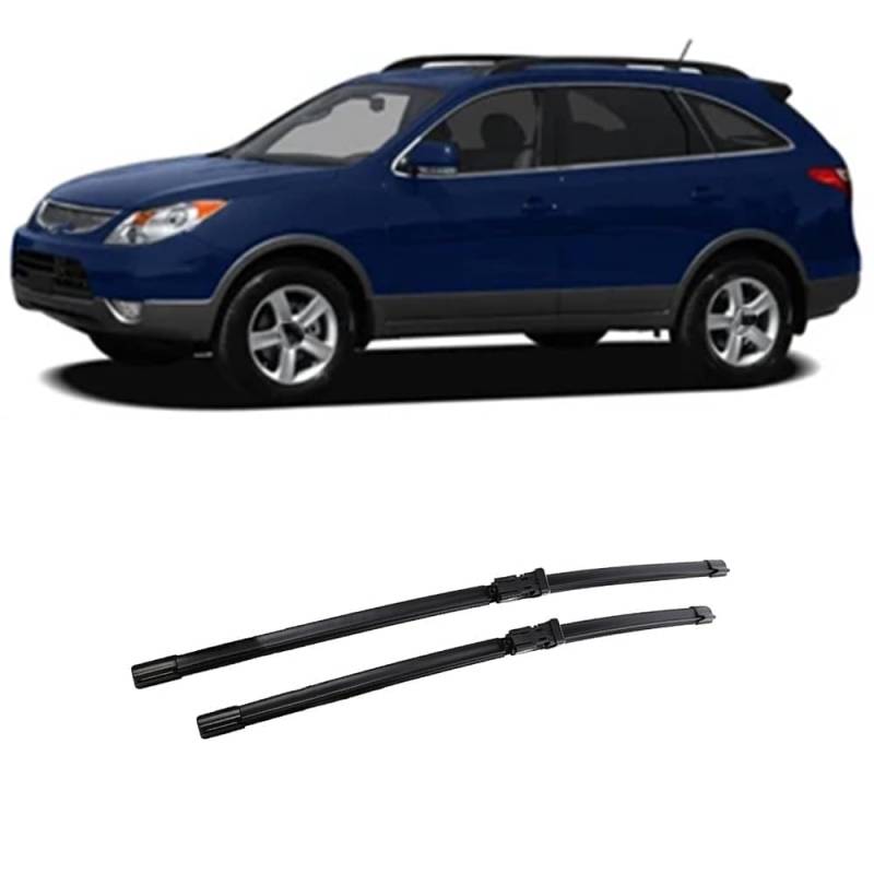 Scheibenwischerblätter für Hyundai Veracruz IX55 2006-2012 24''+20" Frontscheibe Wischerblätter Autofrontbürsten Fenster Windschutzscheibe Scheibenwischer von YTECAPM