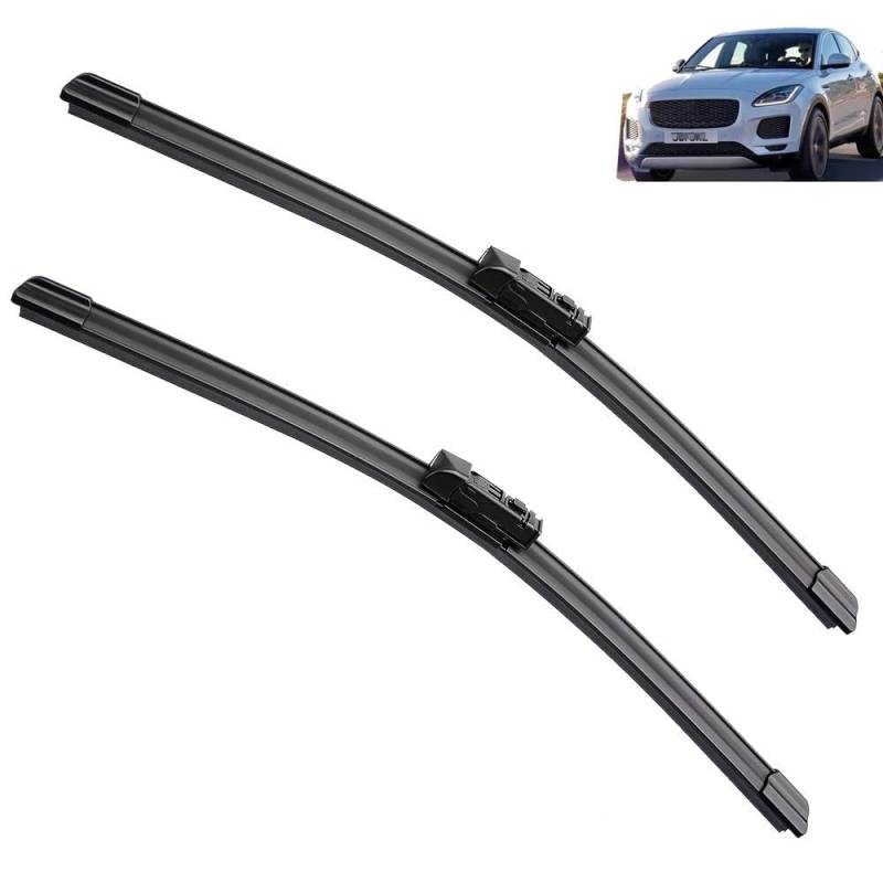 Scheibenwischerblätter für Jaguar E-Pace X540 2017-2023 26"+20" Frontscheibe Wischerblätter Autofrontbürsten Fenster Windschutzscheibe Scheibenwischer von YTECAPM