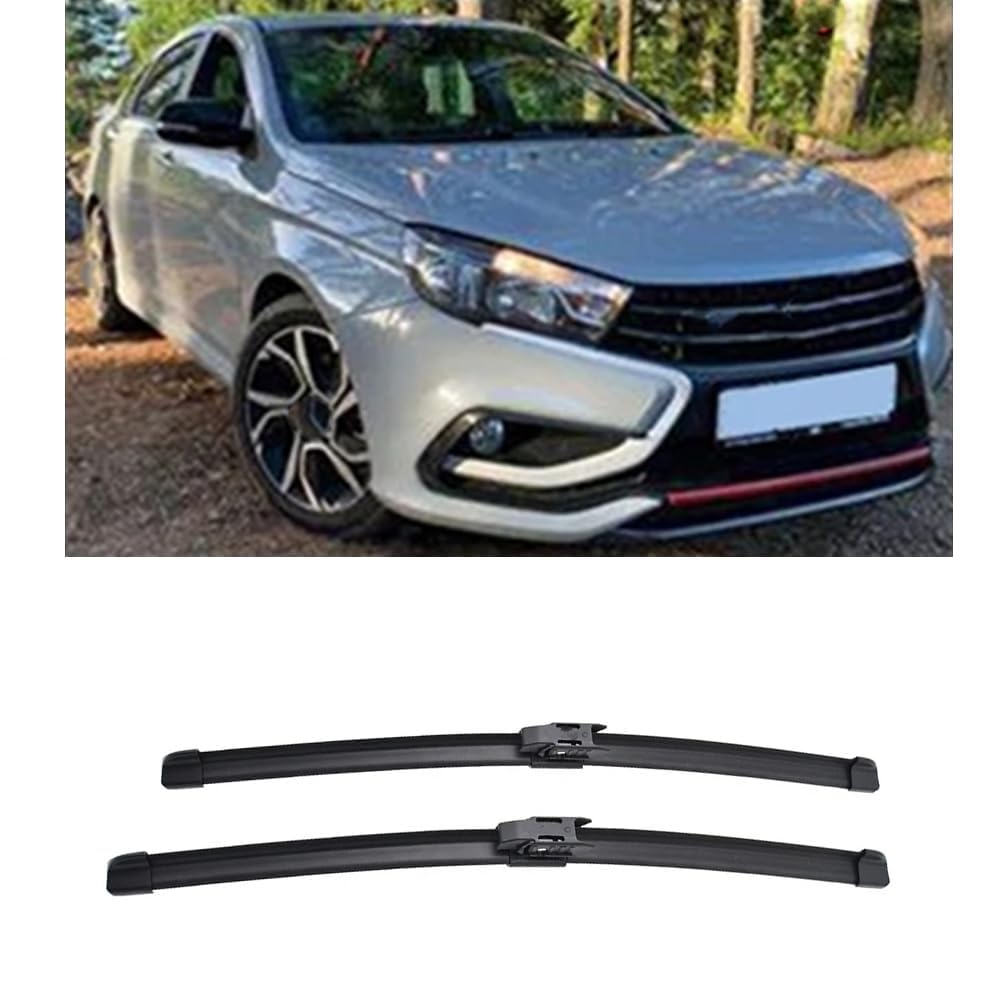 Scheibenwischerblätter für Lada Vesta 2019-2023 24"+18" Frontscheibe Wischerblätter Autofrontbürsten Fenster Windschutzscheibe Scheibenwischer Scheibenwischerblätter für Lada Vesta 2019-2023 24"+18" Frontscheibe Wischerblätter Autofrontbürsten Fenster Windschutzscheibe Scheibenwischer von YTECAPM