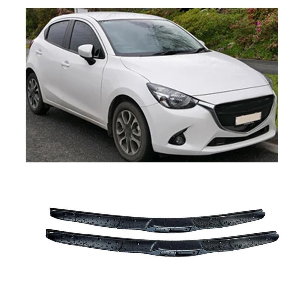 Scheibenwischerblätter für Mazda 2 Mazda2 Demio DJ DL 2014-2023 22"+17" Frontscheibe Wischerblätter Autofrontbürsten Fenster Windschutzscheibe Scheibenwischer Scheibenwischerblätter für Mazda 2 Mazda2 Demio DJ DL 2014-2023 22"+17" Frontscheibe Wischerblätter Autofrontbürsten Fenster Windschutzscheibe Scheibenwischer von YTECAPM