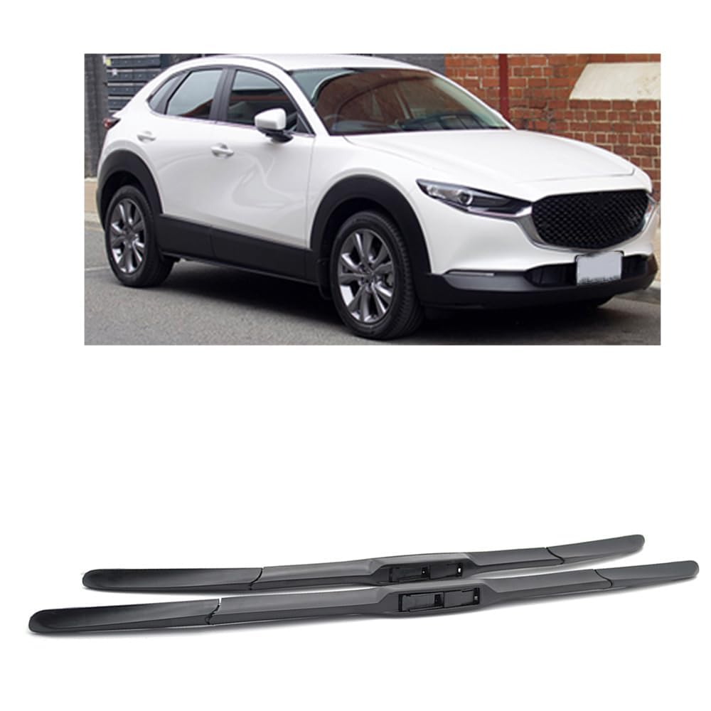 Scheibenwischerblätter für Mazda CX-30 2019-2023 26"+16" Frontscheibe Wischerblätter Autofrontbürsten Fenster Windschutzscheibe Scheibenwischer Scheibenwischerblätter für Mazda CX-30 2019-2023 26"+16" Frontscheibe Wischerblätter Autofrontbürsten Fenster Windschutzscheibe Scheibenwischer von YTECAPM