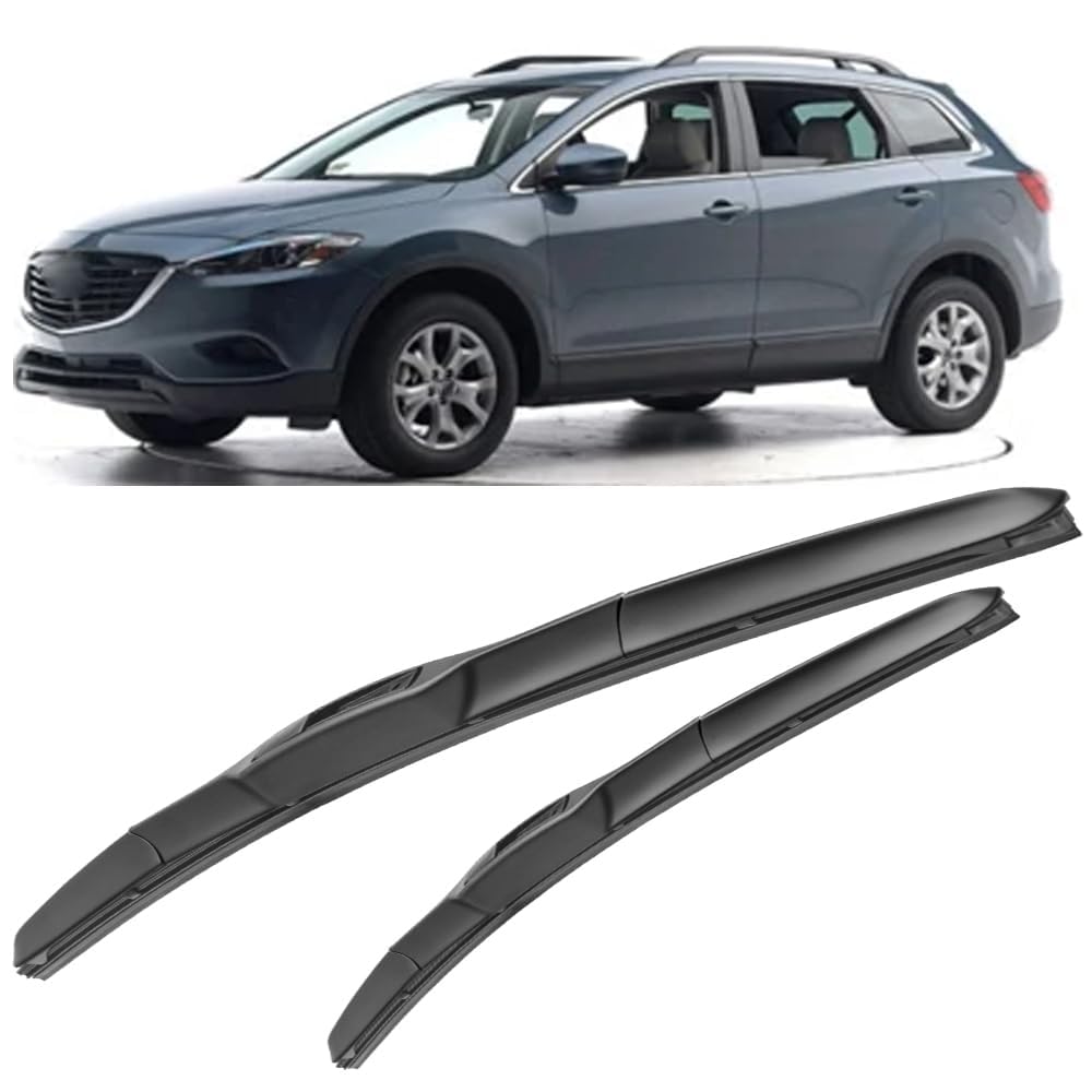 Scheibenwischerblätter für Mazda CX-9 2006-2015 26"+16" Frontscheibe Wischerblätter Autofrontbürsten Fenster Windschutzscheibe Scheibenwischer Scheibenwischerblätter für Mazda CX-9 2006-2015 26"+16" Frontscheibe Wischerblätter Autofrontbürsten Fenster Windschutzscheibe Scheibenwischer von YTECAPM