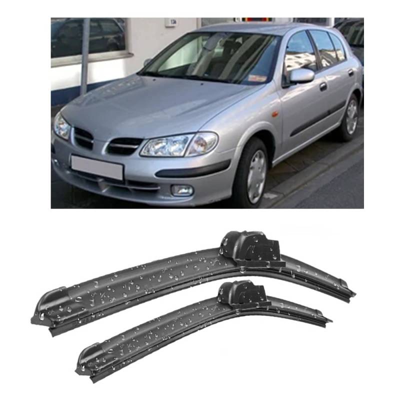 Scheibenwischerblätter für Nissan Almera Tino N16 2000-2006 26"+18" Frontscheibe Wischerblätter Autofrontbürsten Fenster Windschutzscheibe Scheibenwischer von YTECAPM
