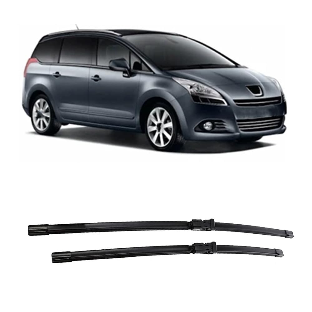 Scheibenwischerblätter für Peugeot 5008 MK1 2009-2017 Frontscheibe Wischerblätter Autofrontbürsten Fenster Windschutzscheibe Scheibenwischer Scheibenwischerblätter für Peugeot 5008 MK1 2009-2017 Frontscheibe Wischerblätter Autofrontbürsten Fenster Windschutzscheibe Scheibenwischer von YTECAPM