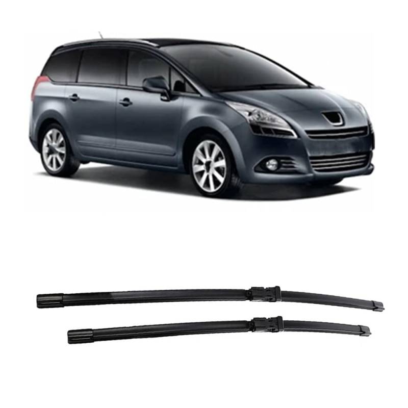 Scheibenwischerblätter für Peugeot 5008 MK1 2009-2017 Frontscheibe Wischerblätter Autofrontbürsten Fenster Windschutzscheibe Scheibenwischer von YTECAPM