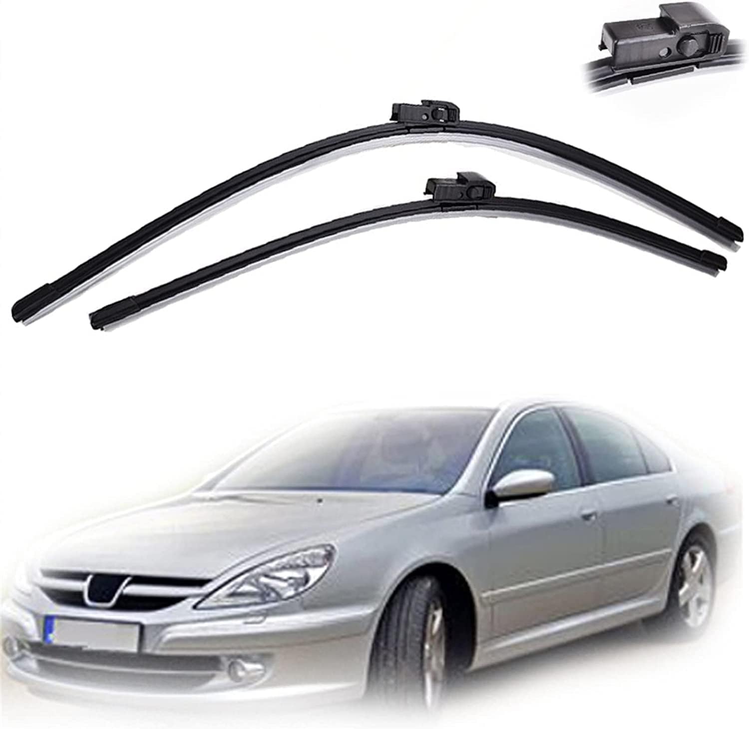 Scheibenwischerblätter für Peugeot 607 2002-2011 26" 22" Frontscheibe Wischerblätter Autofrontbürsten Fenster Windschutzscheibe Scheibenwischer Scheibenwischerblätter für Peugeot 607 2002-2011 26" 22" Frontscheibe Wischerblätter Autofrontbürsten Fenster Windschutzscheibe Scheibenwischer von YTECAPM