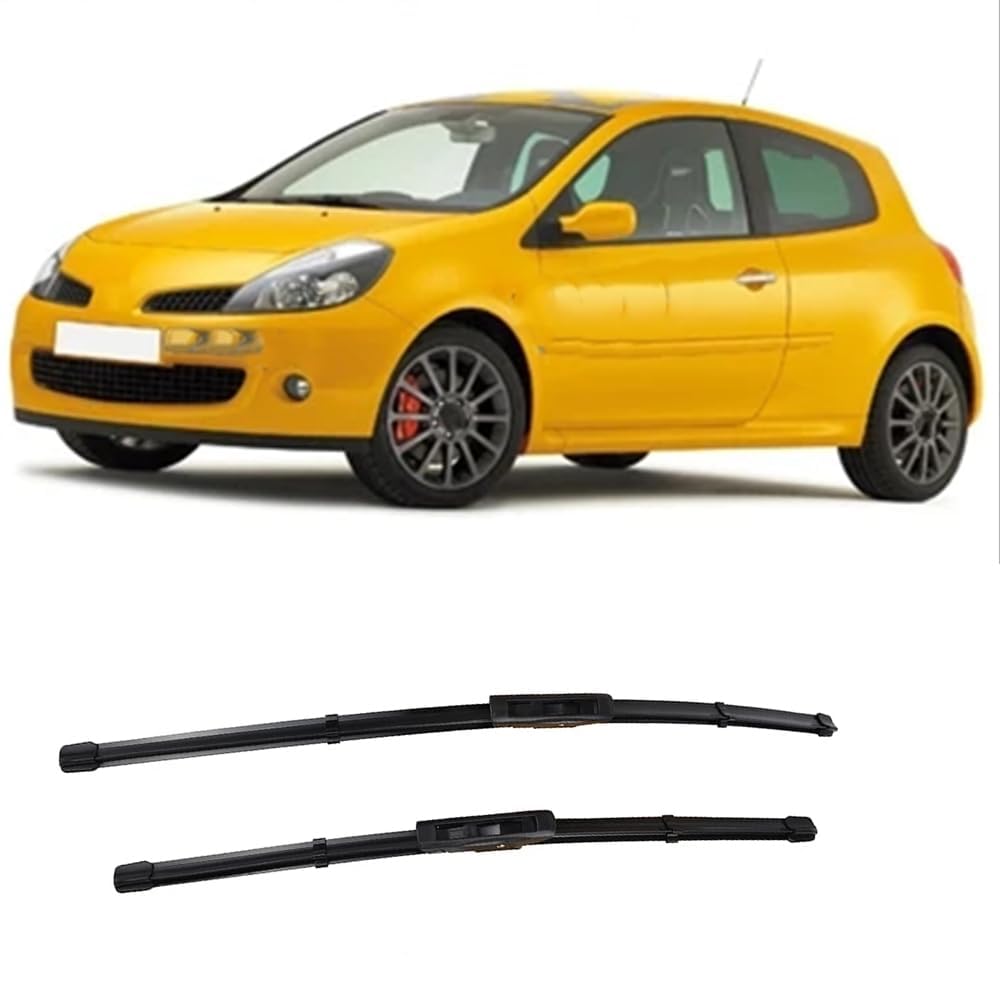 Scheibenwischerblätter für Renault Clio 3 III Grandtour 2005-2012 24"+16" Frontscheibe Wischerblätter Autofrontbürsten Fenster Windschutzscheibe Scheibenwischer Scheibenwischerblätter für Renault Clio 3 III Grandtour 2005-2012 24"+16" Frontscheibe Wischerblätter Autofrontbürsten Fenster Windschutzscheibe Scheibenwischer von YTECAPM