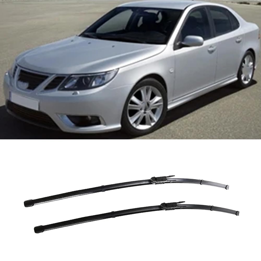 Scheibenwischerblätter für SAAB 9-3 9-3X 2007-2012 23"+23" Frontscheibe Wischerblätter Autofrontbürsten Fenster Windschutzscheibe Scheibenwischer Scheibenwischerblätter für SAAB 9-3 9-3X 2007-2012 23"+23" Frontscheibe Wischerblätter Autofrontbürsten Fenster Windschutzscheibe Scheibenwischer von YTECAPM