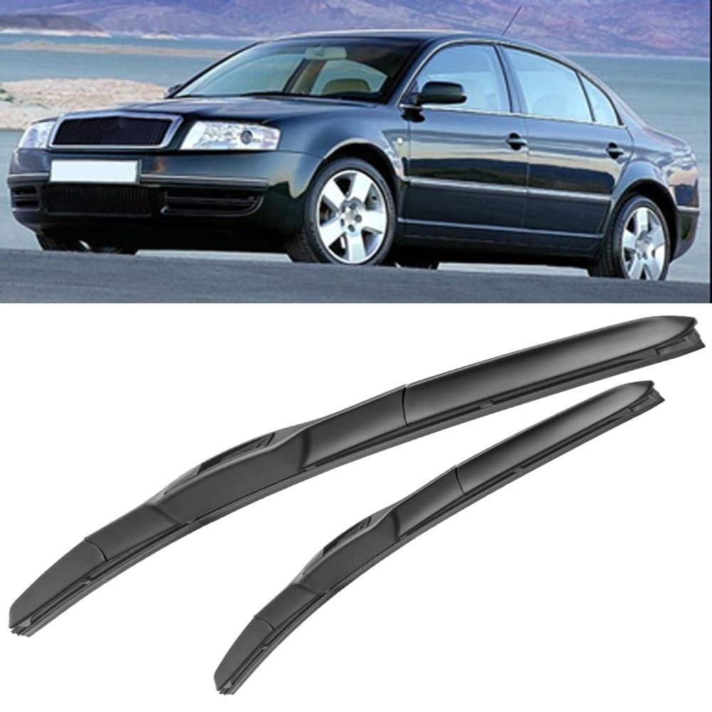 Scheibenwischerblätter für Skoda Superb B5 2004-2008 21"+21" Frontscheibe Wischerblätter Autofrontbürsten Fenster Windschutzscheibe Scheibenwischer Scheibenwischerblätter für Skoda Superb B5 2004-2008 21"+21" Frontscheibe Wischerblätter Autofrontbürsten Fenster Windschutzscheibe Scheibenwischer von YTECAPM