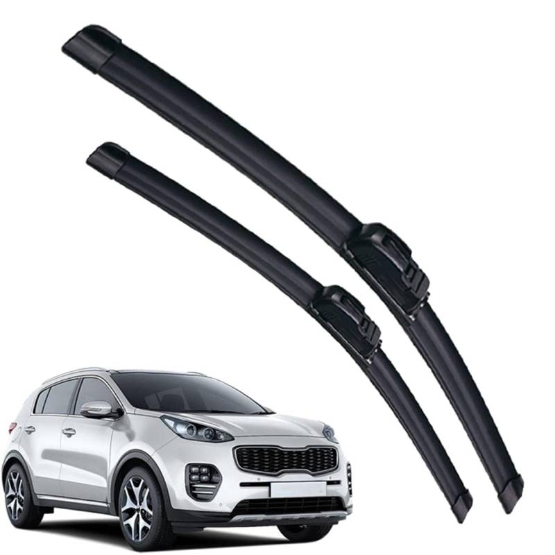 Scheibenwischerblätter für Sportage QL 2016-2019 Frontscheibe Wischerblätter Autofrontbürsten Fenster Windschutzscheibe Scheibenwischer von YTECAPM