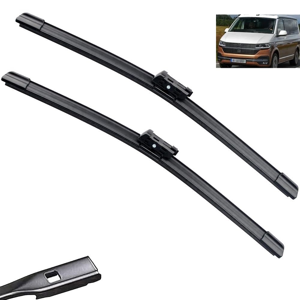 Scheibenwischerblätter für VW California T6 2015-2018 2019 2020 2021 Frontscheibe Wischerblätter Autofrontbürsten Fenster Windschutzscheibe Scheibenwischer Scheibenwischerblätter für VW California T6 2015-2018 2019 2020 2021 Frontscheibe Wischerblätter Autofrontbürsten Fenster Windschutzscheibe Scheibenwischer von YTECAPM