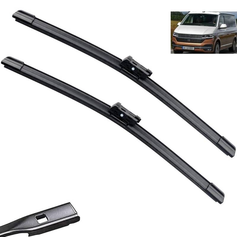 Scheibenwischerblätter für VW California T6 2015-2018 2019 2020 2021 Frontscheibe Wischerblätter Autofrontbürsten Fenster Windschutzscheibe Scheibenwischer von YTECAPM