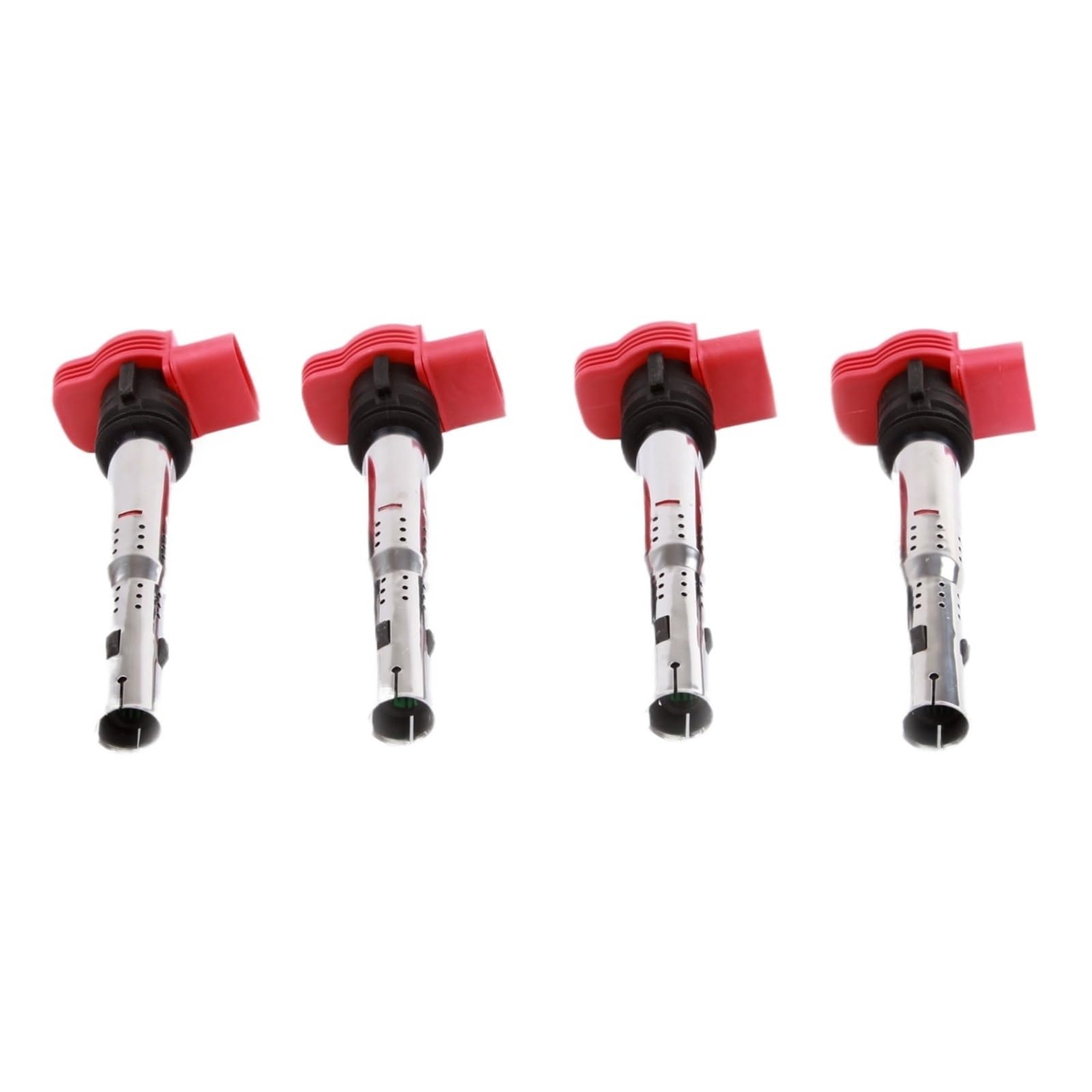 06E 905 115 E Auto Start Rote Zündspule 4 Stück/Passend for Audi R8 A4 A6 S4 S5 S6 S8 Q5 Q7 V6 3.0L VW Touareg Porsche Cayenne Panamera von YTRAVHI