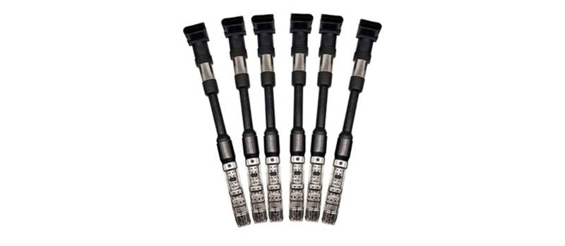 6 Stück Auto-Zündspulen-Ersatzteile UF514 / Passend for Volkswagen Eurovan 2.8L V6 2001-2003 022905100 von YTRAVHI