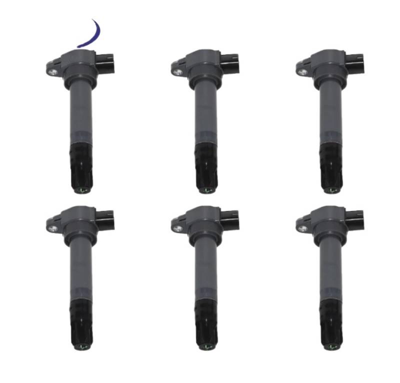 6 Stück OEM 1832A026 Auto-Ersatzteile, Zündspulen, passend for Mitsubishi Pajero V97 Zündspulen von YTRAVHI