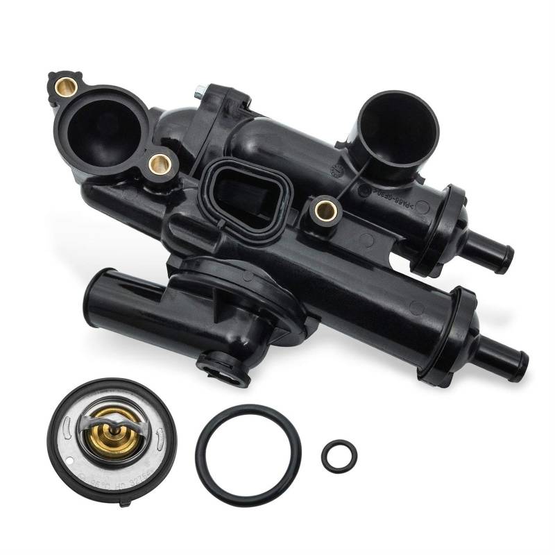 68003582AB 902-319 Thermostatgehäusebaugruppe/Passend for Dodge Avenger Caliber Journey Chrysler Sebring Jeep Compass Patriot 2.0L 2.4L von YTRAVHI