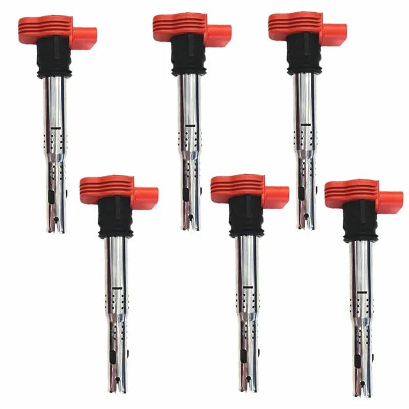 6PCS 06E905115E 06E905115/Fit for Audi A4 A5 A6 A7 A8 Q5 Q7 R8/Fit for Jetta for Golf Auto Zündspule von YTRAVHI
