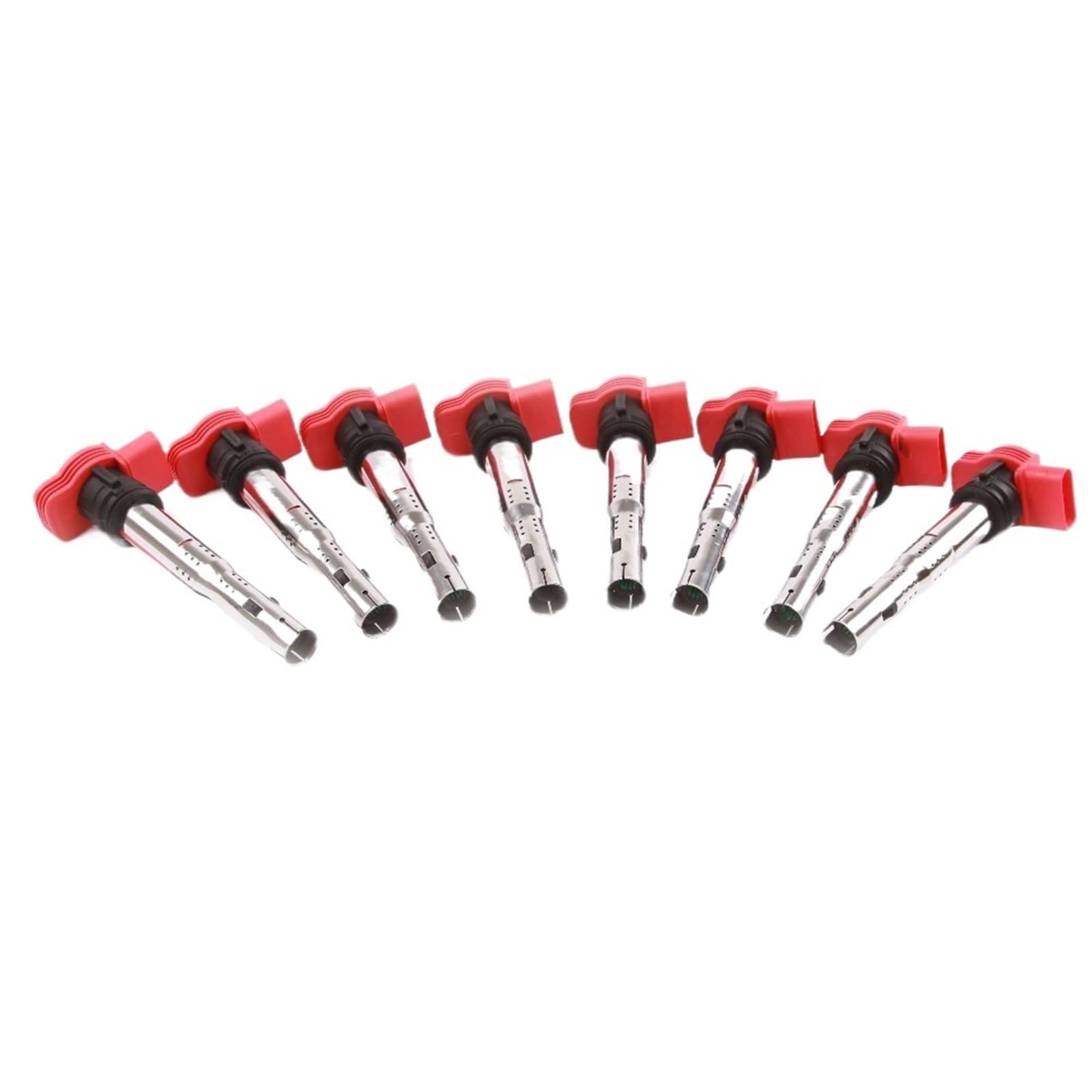8 Stücke Motor Rote Zündspule 06E 905 115E/Fit for VW Touareg Audi R8 A4 A5 A6 Allroad RS6 A8 Q5 3,0 3,2 V6 V8 UF-529 06E 905 115 von YTRAVHI
