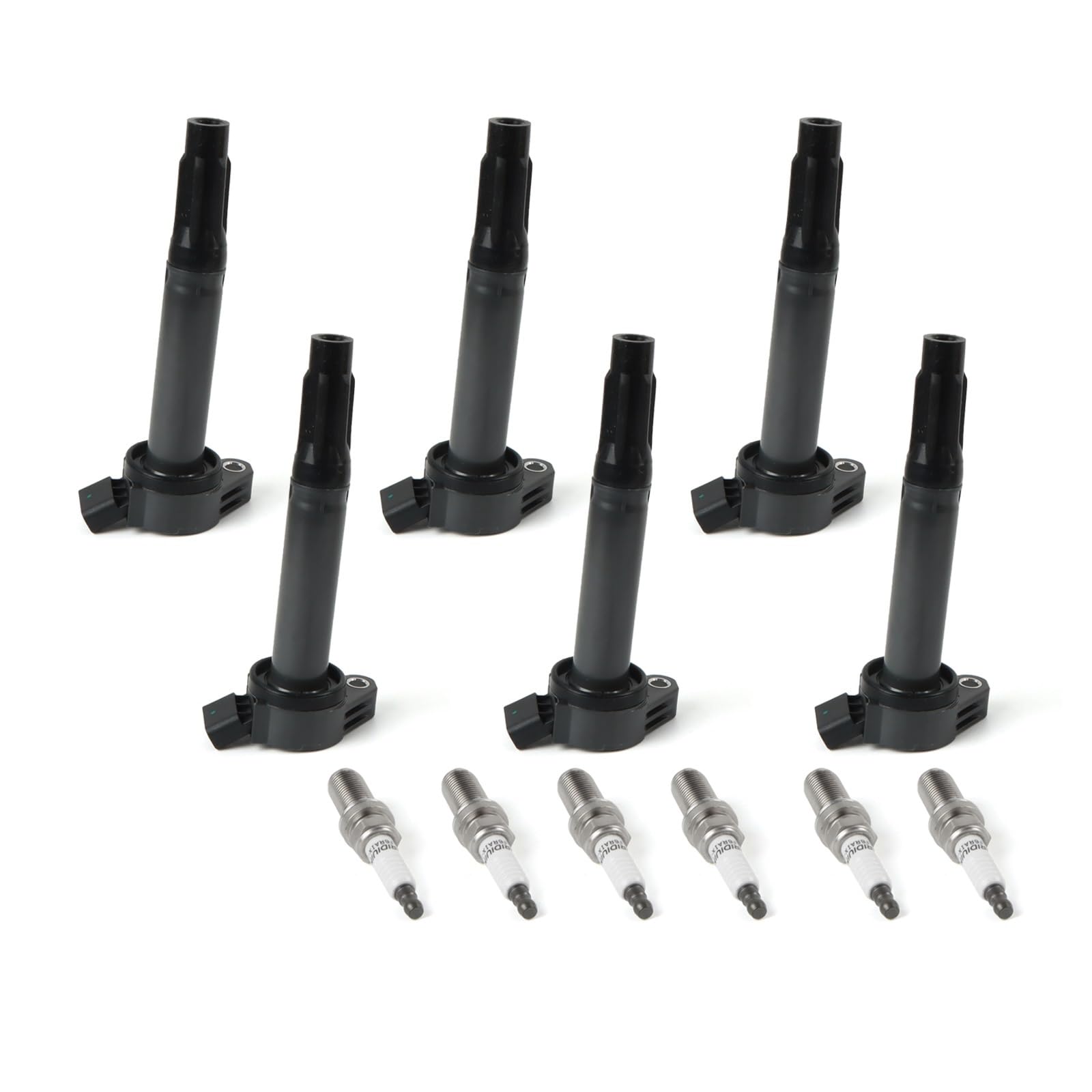 90919-A2002 UF598 5C1749 E1098 UF-598 6PCS Zündspule + Zündkerze/Fit for 2005-2018 Toyota Avalon 3,5 L Hohe Qualität Auto Teile von YTRAVHI