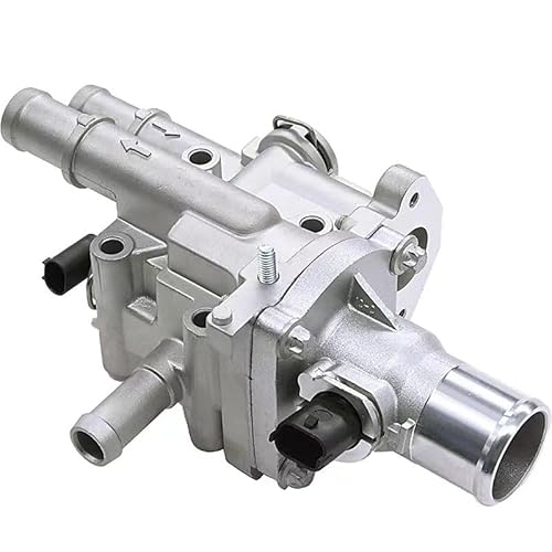 96984103 96817255 25192228 Aluminium Bakelit Kunststoff Basis Thermostat Gehäuse Abdeckung/Fit for Chevrolet Sonic Trax Cruze L4 1,6 L 1,8 L(Aluminum Assembly) von YTRAVHI