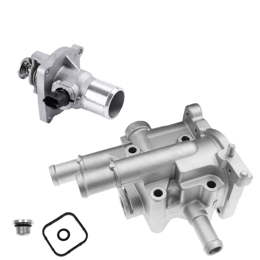 96984103 96817255 Motor Aluminium Kühlung Thermostat Gehäuse Abdeckung & Sensor/Fit for Cruze Chevrolet Opel Astra Zafira Signum Vectra(Combination1) von YTRAVHI