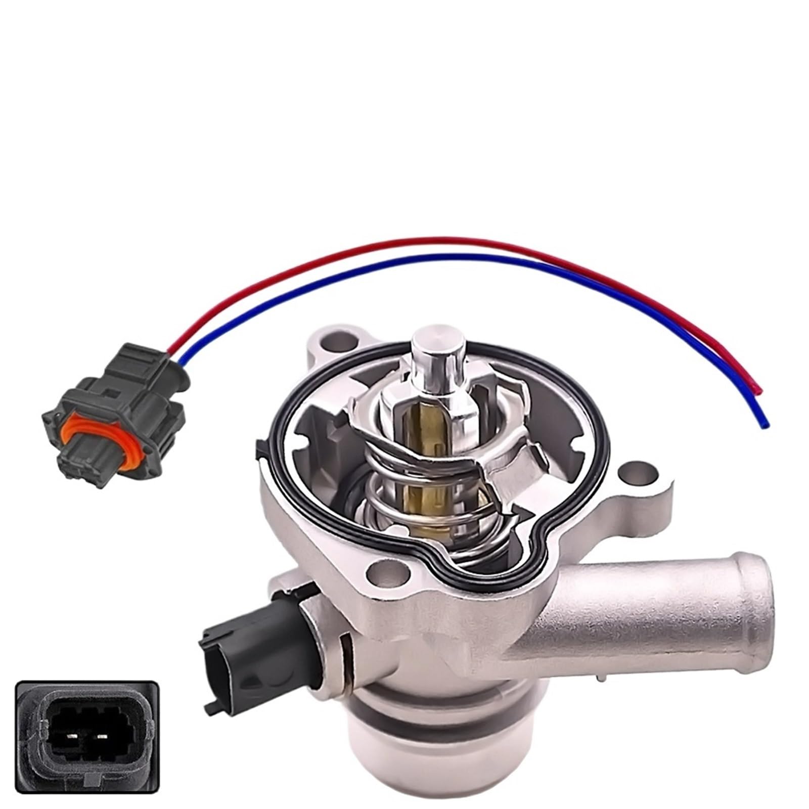 Aluminium-Motorkühlmittelthermostat oder Verbindungsstecker/Passend for Holden Cruze JH Turbo 1.4 Sonic Opel Astra 11-15 55579010 55593034 131010(1 SET) von YTRAVHI