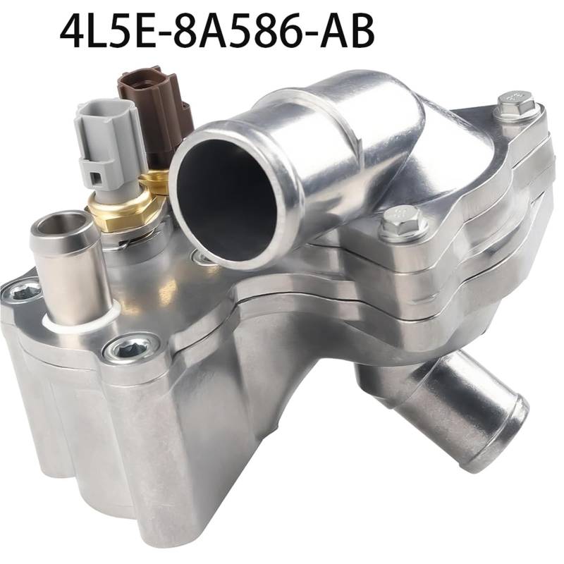 Aluminium-Thermostatgehäuse-Baugruppe/Passend for Ford Explorer 2001–2005 Ranger/Passend for Mazda Mercury Mountaineer SK121093 4L5E8A586AB von YTRAVHI