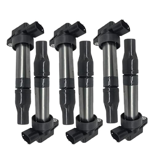 Auto-Autoteile-Zündspulen/Fit for Suzuki New Alto 1.0L 3340076G20 3340076G11 3340062L00 3340081A00 099700095(6PCS) von YTRAVHI