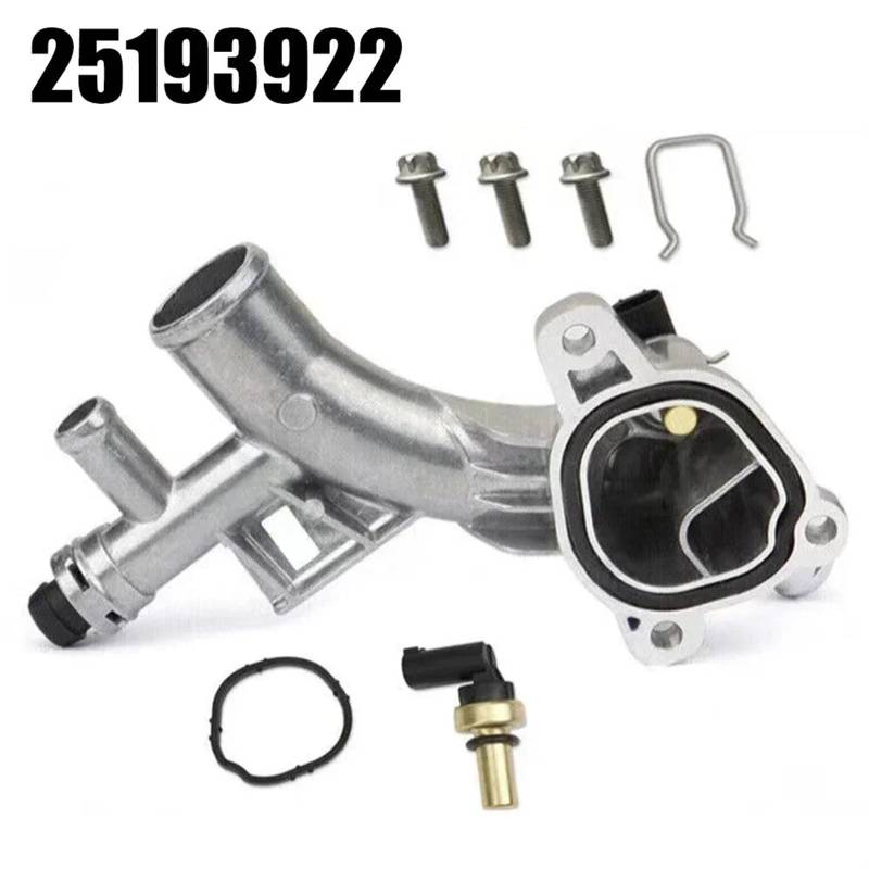 Auto-Thermostatgehäuse Motorkühlmittel/Passend for Chevrolet/Passend for Cruze 55565334 25193922 Auto-Thermostatgehäuse-Montagesatz von YTRAVHI